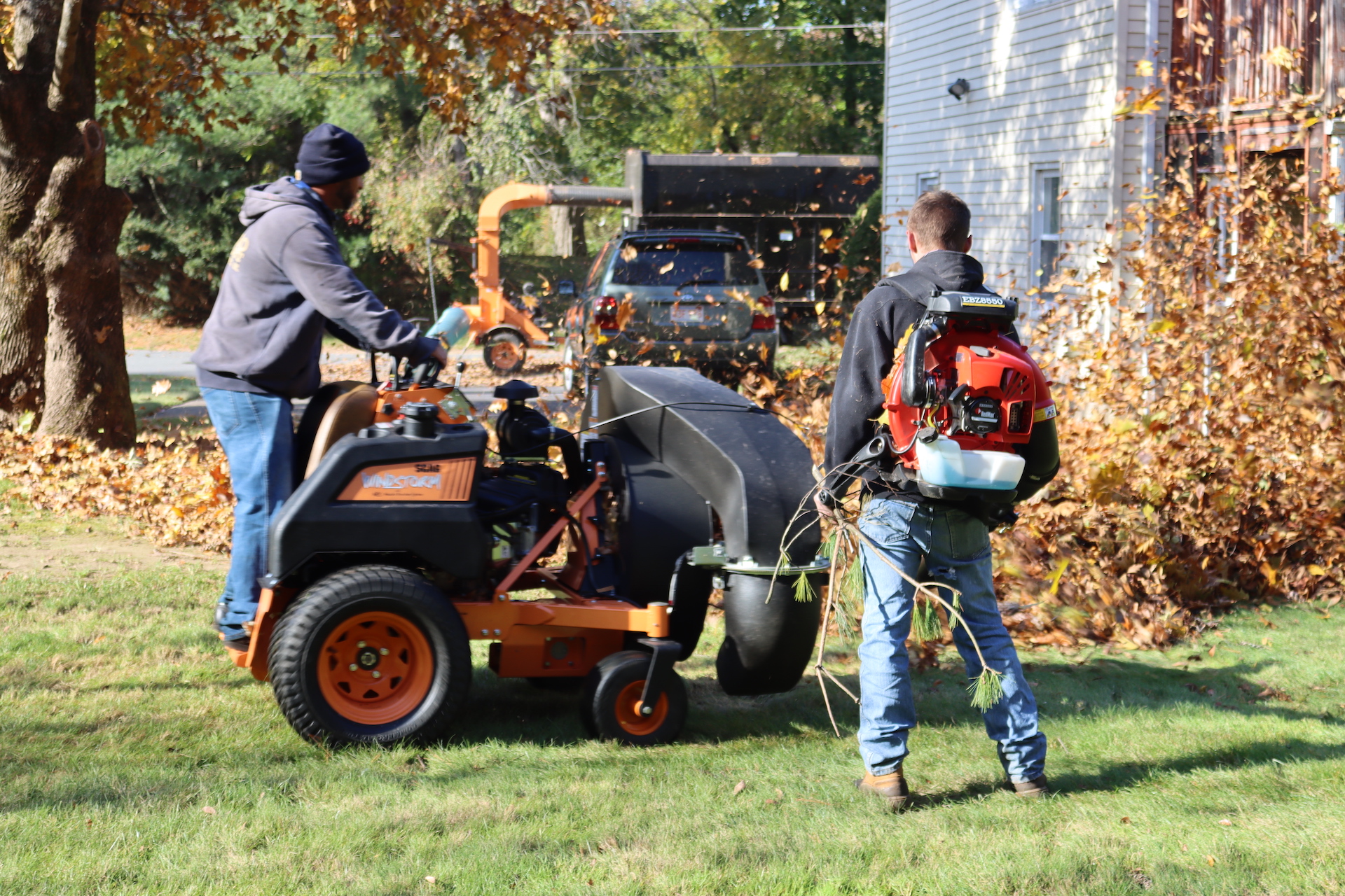fall cleanup landscaping