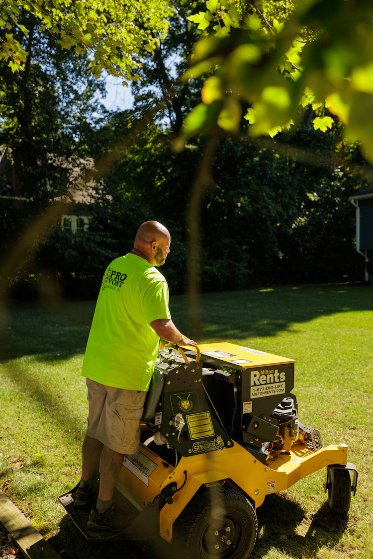 lawn aeration and overseeding landscape lawn maintenance lawn care stoughton ma