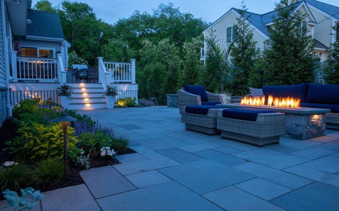 Fire Pits, Seating Walls, and Outdoor Kitchens: The Future of Patio Design